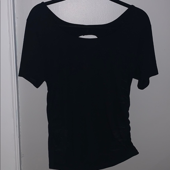 Black top with keyhole back - Picture 1 of 2